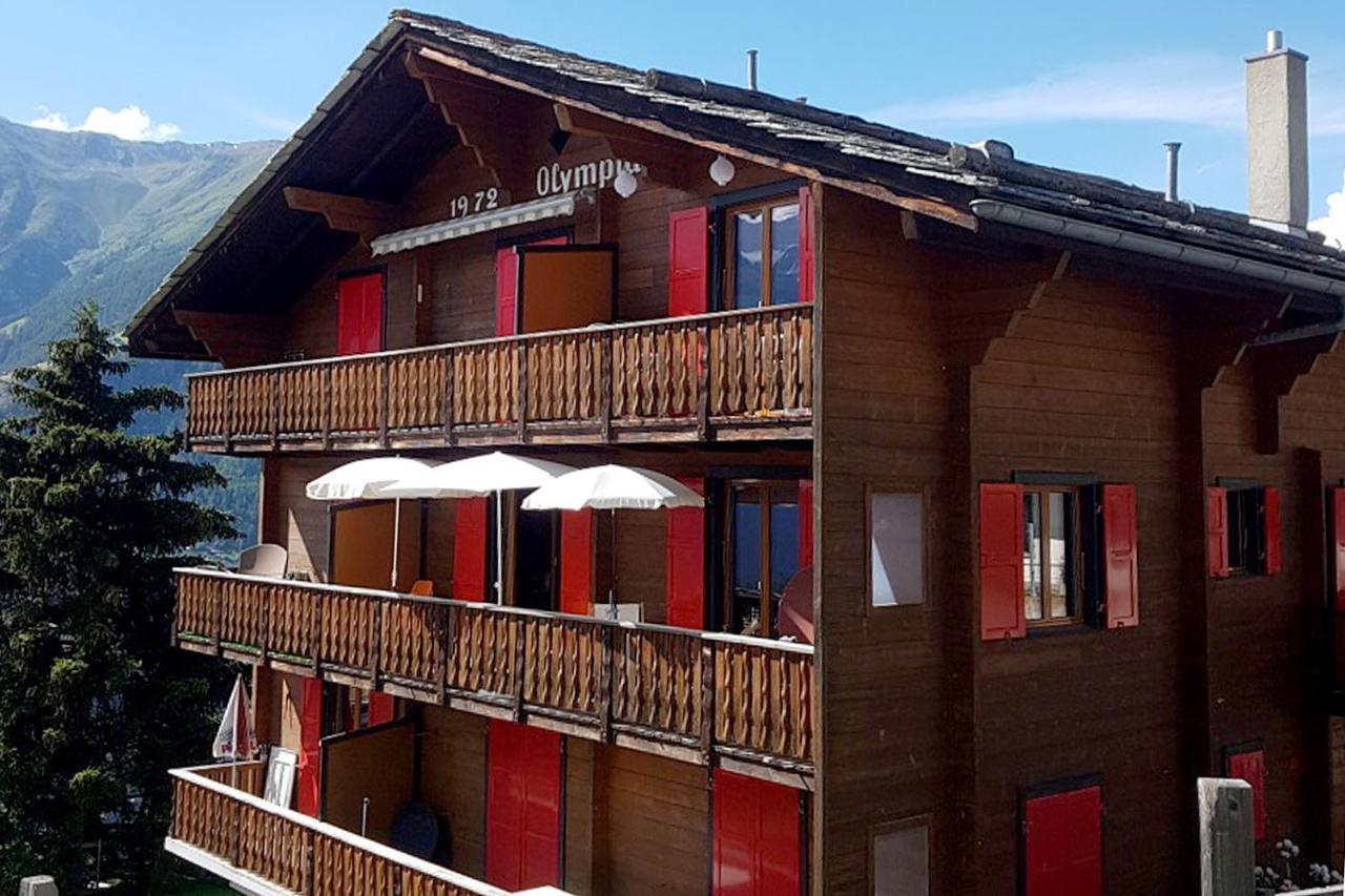 Apartment Mit Traumblick Im Haus Olympia Grächen Екстериор снимка