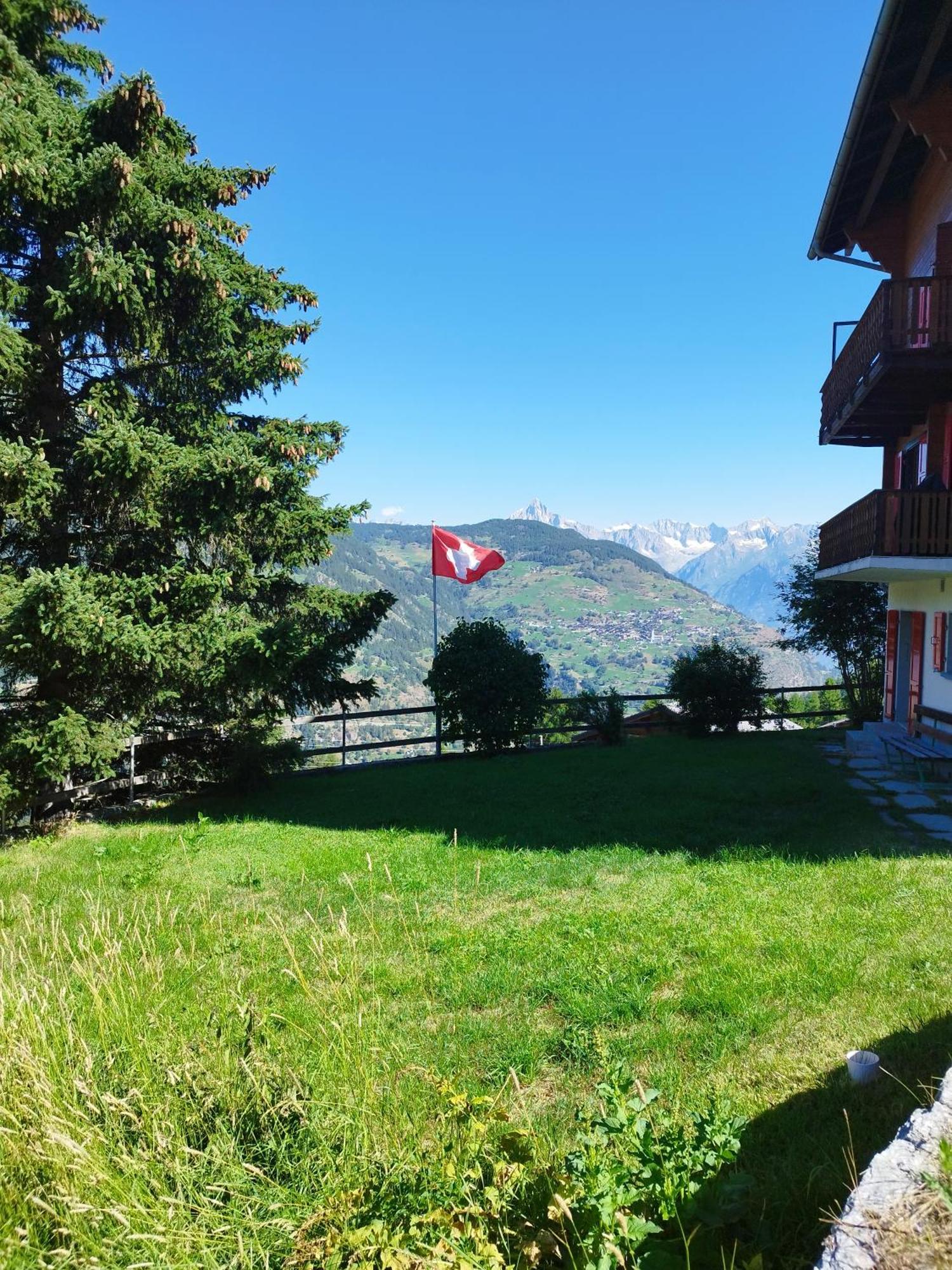 Apartment Mit Traumblick Im Haus Olympia Grächen Екстериор снимка